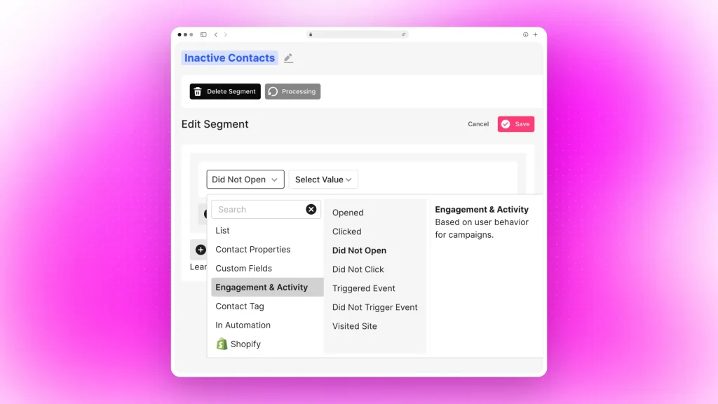 Screenshot of an